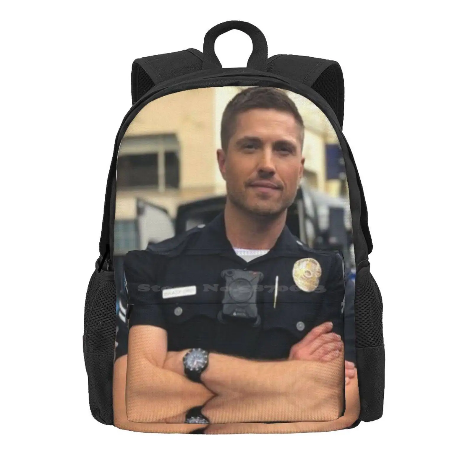 Tim Bradford, The Rookie Hot Sale Schoolbag Backpack Fashion Bags Tim Bradford Lucy Chen Nathan Fillion Angela Lopez Alyssa