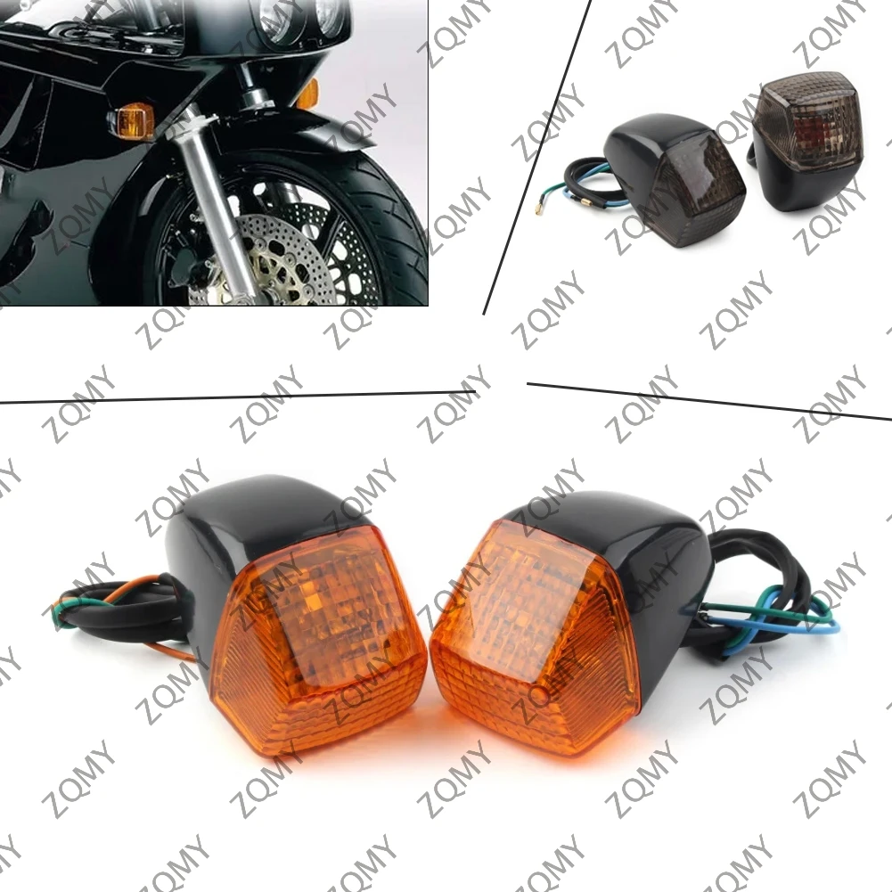 

1Pair Motorbike Turn Signal Light Lamp Front/Rear Indicator Lights For HONDA CBR250RR MC22 / CBR400RR NSR250SE VFR400 RVF400