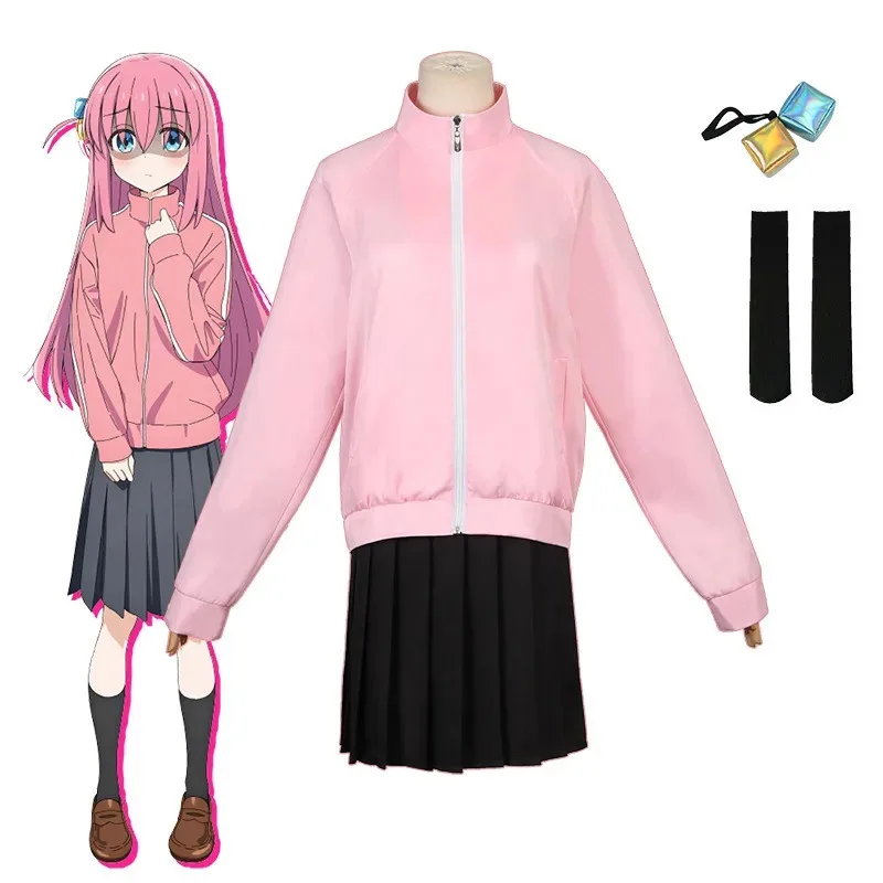 

New 2025 Anime Hitori Gotoh Cosplay Costume Yamada Ryocosplay Kita Ikuyo Outfits Ijichi Nijika JK Uniform Skirt for Girls ★ ★ ★