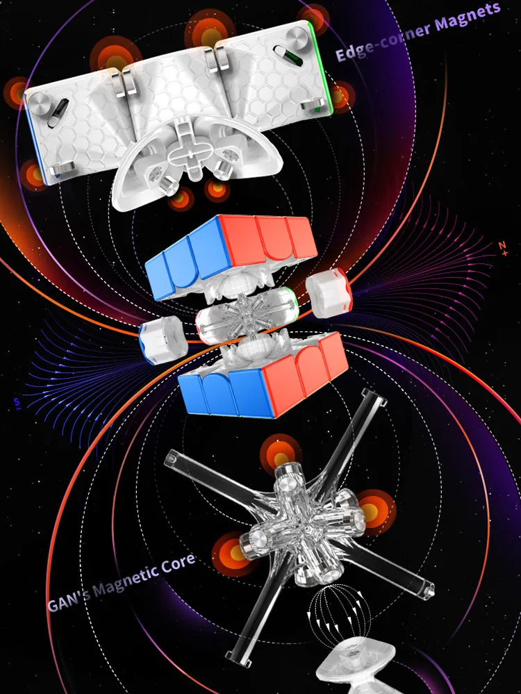 GAN 11 M Pro Magnetic Speed Cube 3x3x3 11 m UV Professional Magic Cube 3x3 Speedcube Puzzle Toys for Children