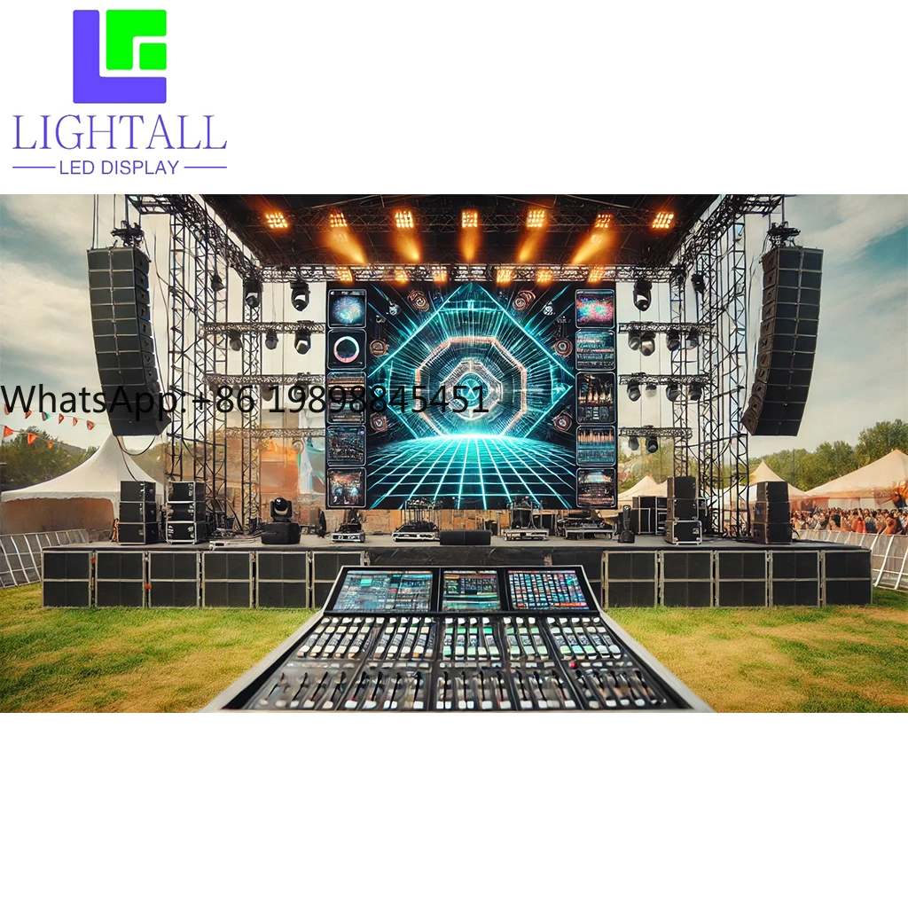 

Новые сценарии, светодиодный экран P3.91, цена, уличная светодиодная видеостенная панель, водонепроницаемая для музыкального фестиваля