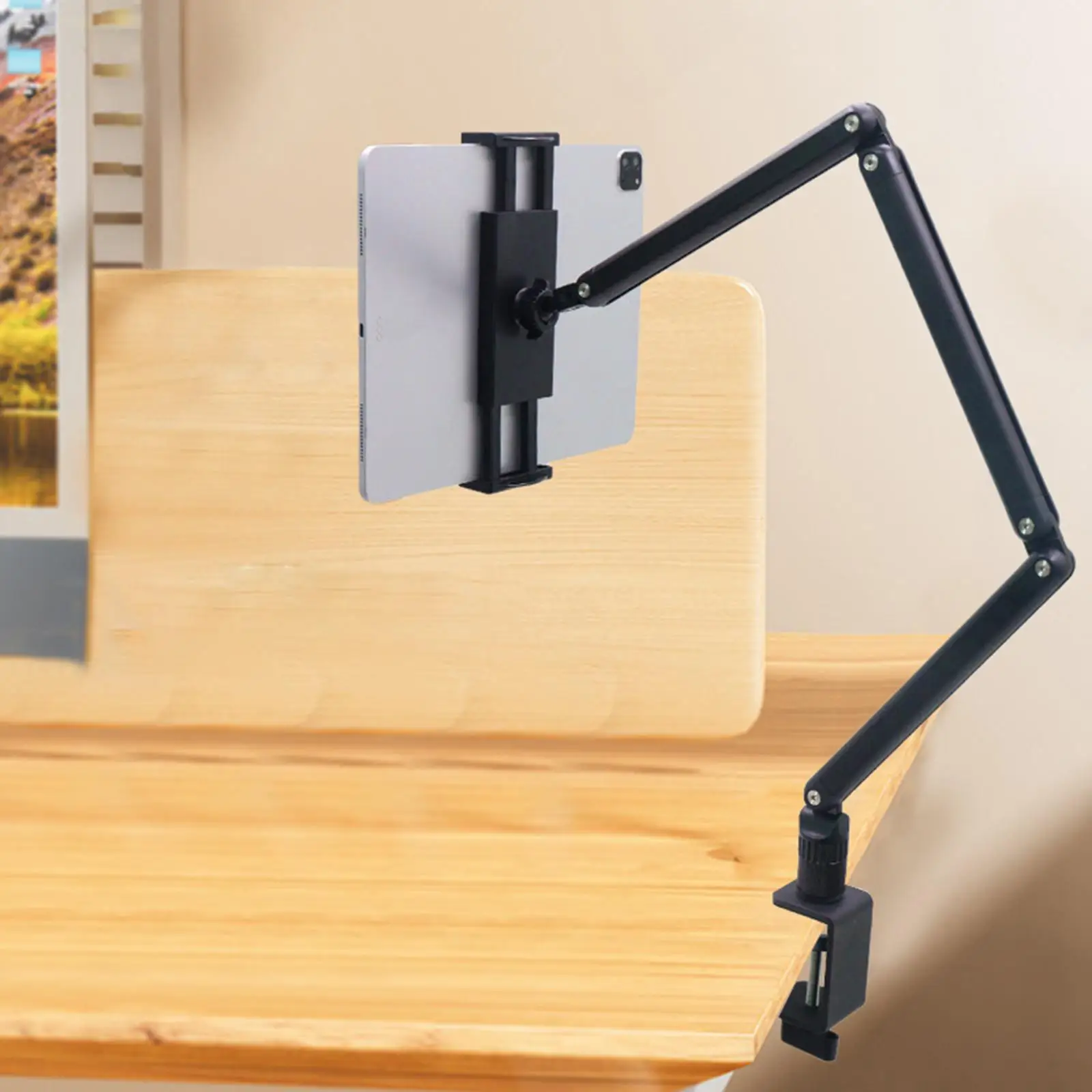 Laptop Tablet Holder Stable Desktop Holder for Radio Studio, Podcast, Gaming