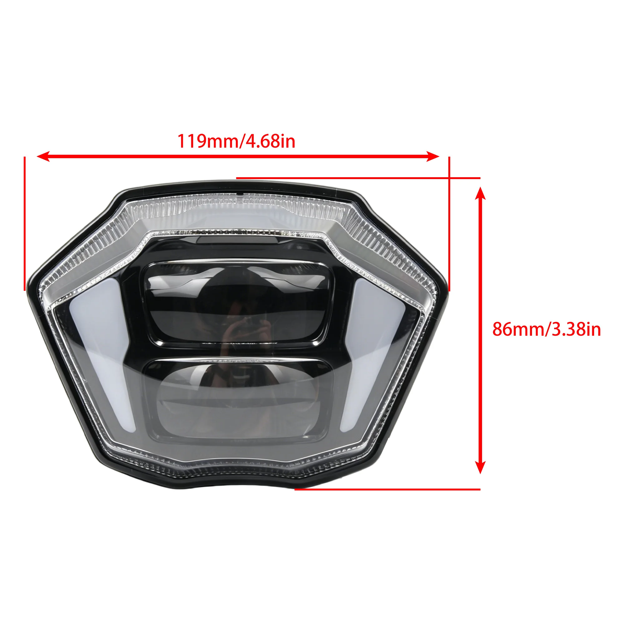 E-Bike Motorcycle LED Headlight Wick For Sur-ron Surron Ultra Bee Electric DirtBike Motocross Racing Headlamp Modified Parts