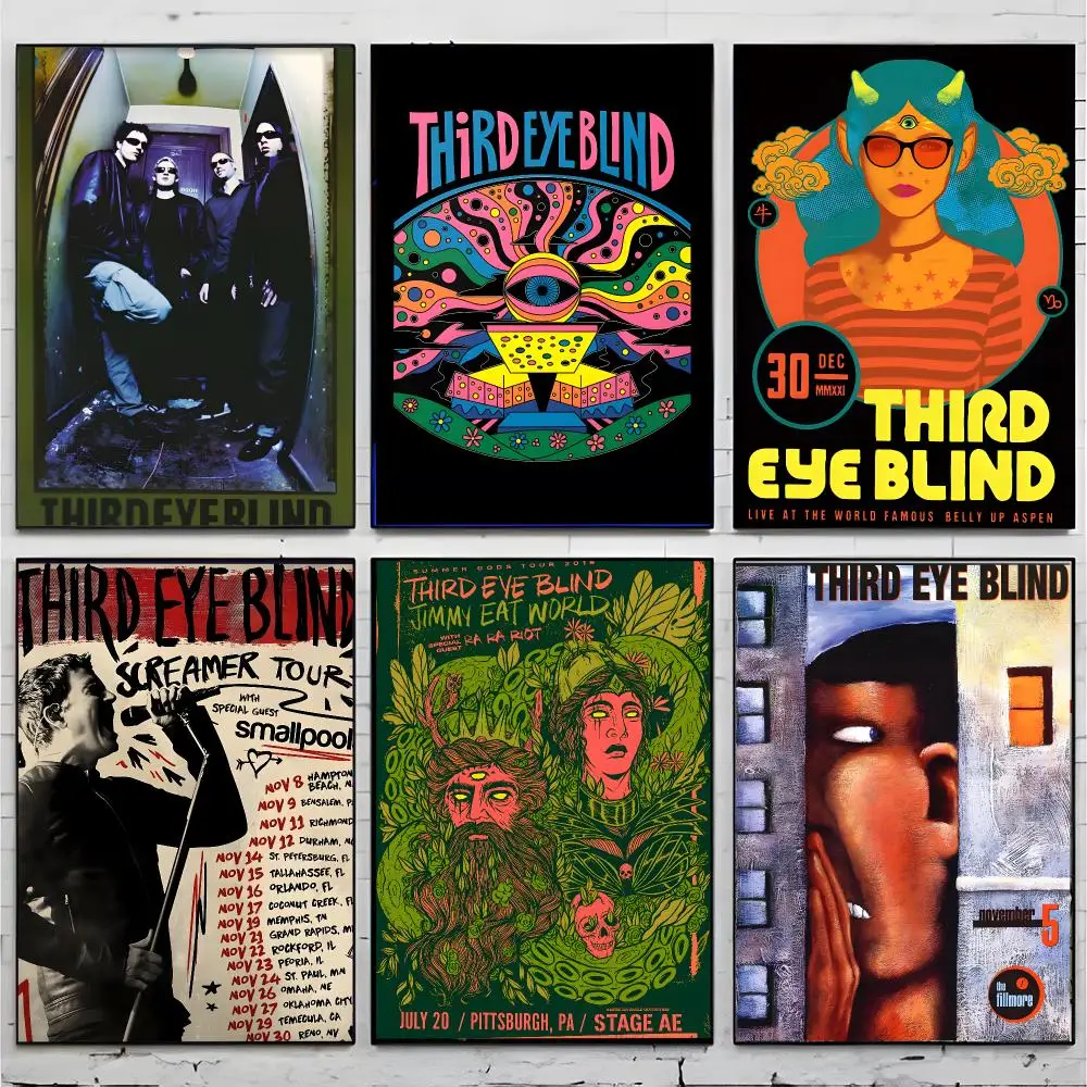 Catchy Alternative Melodic T-Third Eye Blind Poster Superior Home Space  Indoor Decorative Art & Home Decor