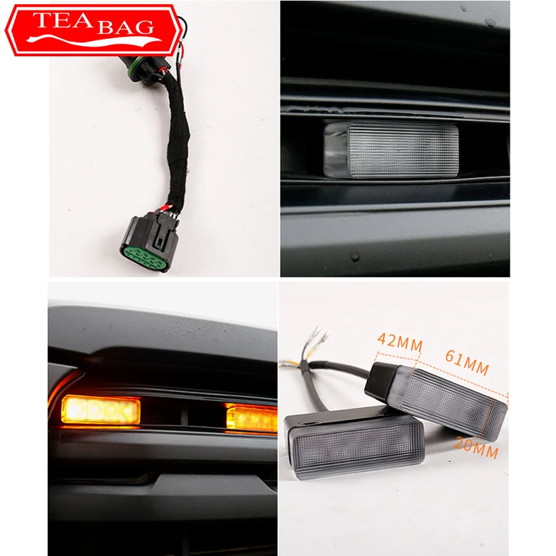 For GWM Haval H5 II 2nd Gen 2024 Car Headlight Cover Front Daytime Running Lights Decorative Frame Tail Light Cover Accessories