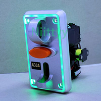 JY-633 Arcade Muilt Coin LED Coin Acceptor Coin Selector Plastic Electronic for Slot Vending Crane Machine Accessory