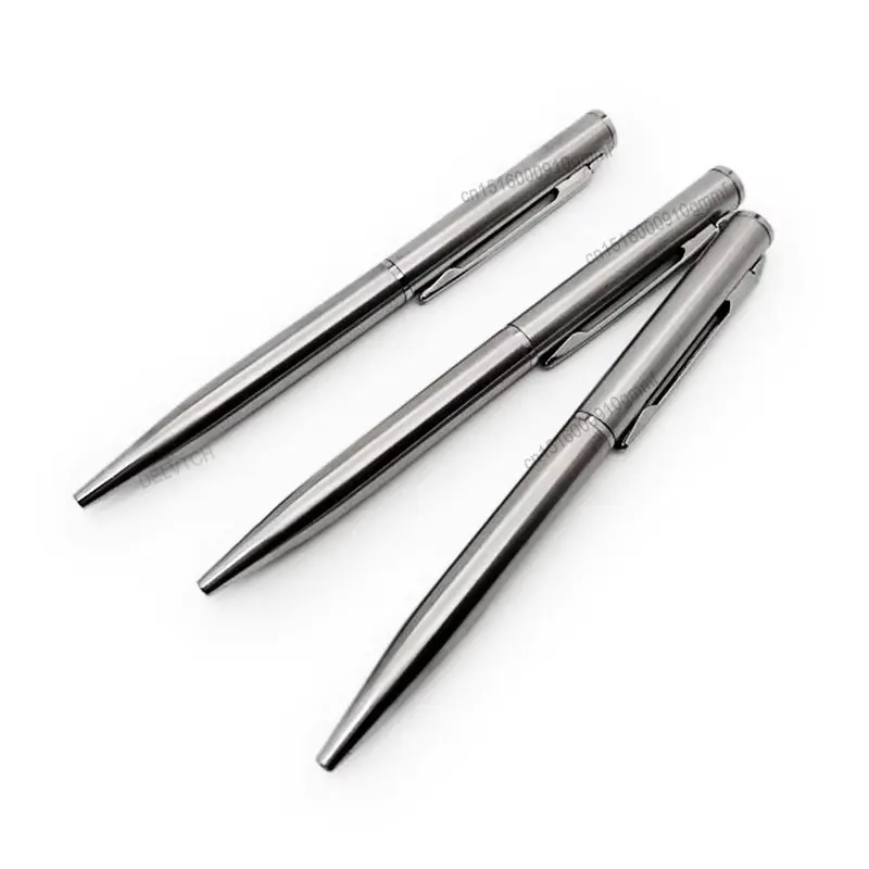 3/5/10/20/30/50Pcs Zestaw Mini Mały Metalowy Klips Długopis 0.7mm Końcówka Biuro Szkoła Kieszonkowy Rozmiar Podpis Długopis Niebieski Czarny Atrament — zdjęcie produktu 5