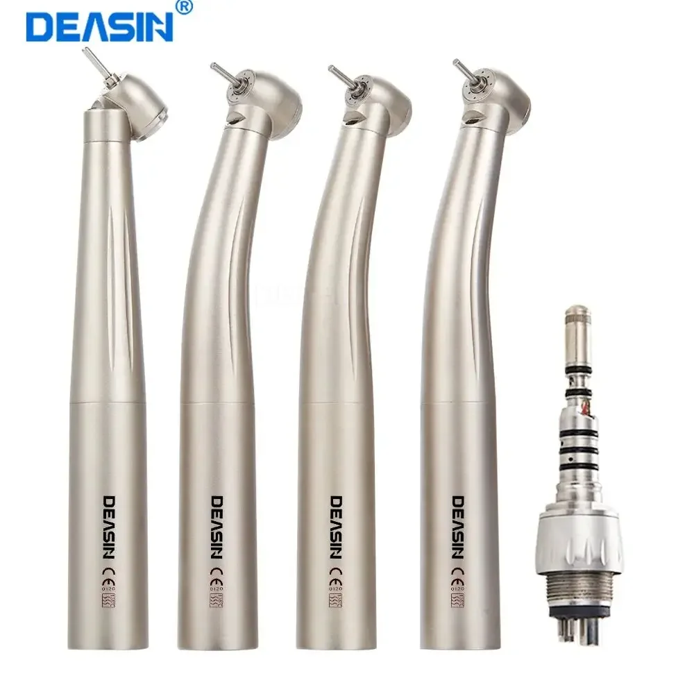 For kavo coupler 45 degree standard mini torque head Dental Optical Fiber Turbine high Speed rotation led handpiece