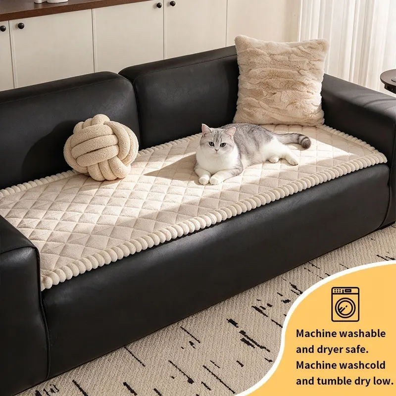 1PC-Sofa cushions suitable for sunny leisure rooms, Pet & Family Friendly, Furniture Protection, Non-slip, Skin-Friendly Fabric