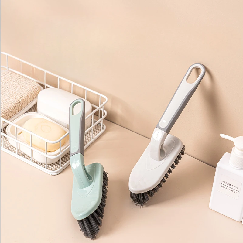 2pcs Floor Brush Floor Seam Brush Bathroom Wall Wash Toilet Tile No Dead Corner Floor Brush Gap Groove Brush Cleaning Brush