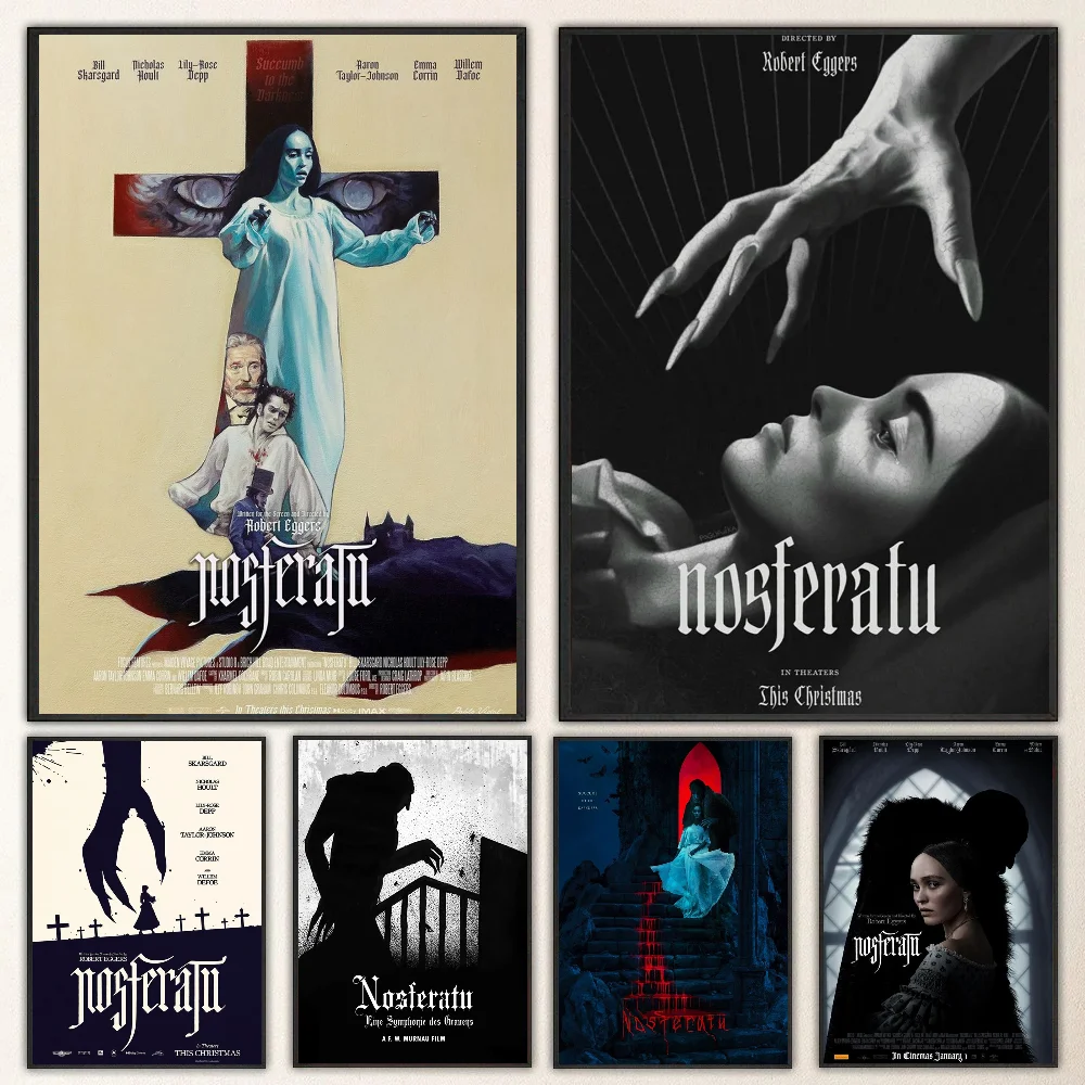 1pc Classic Horror Movie N-Nosferatu Poster Self-adhesive Ar