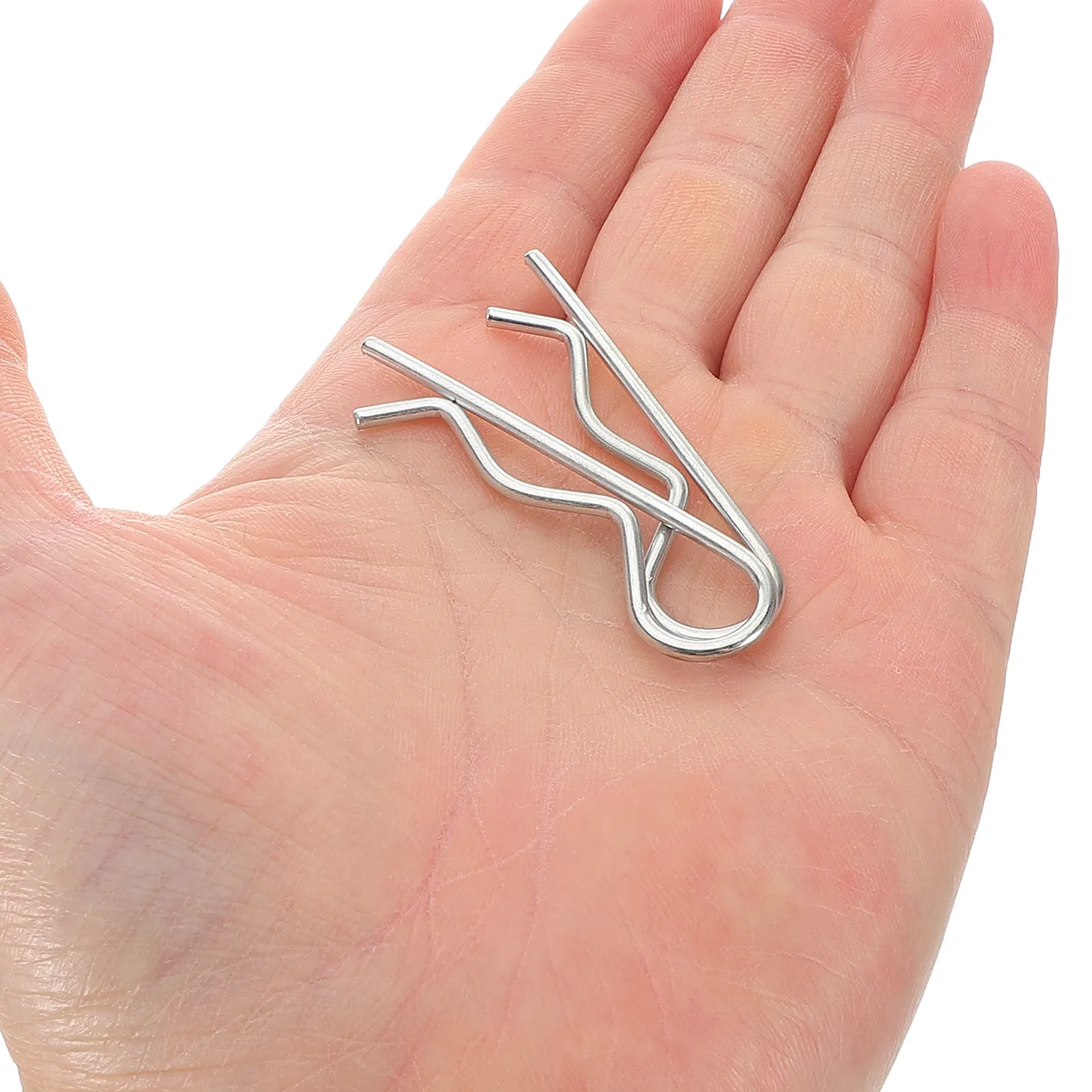 30Pcs Carbon Steel Cotter Pins Trailer Hitch Heavy Duty Spring Retainer Pins for Hitch Parts Spring Tension Pin