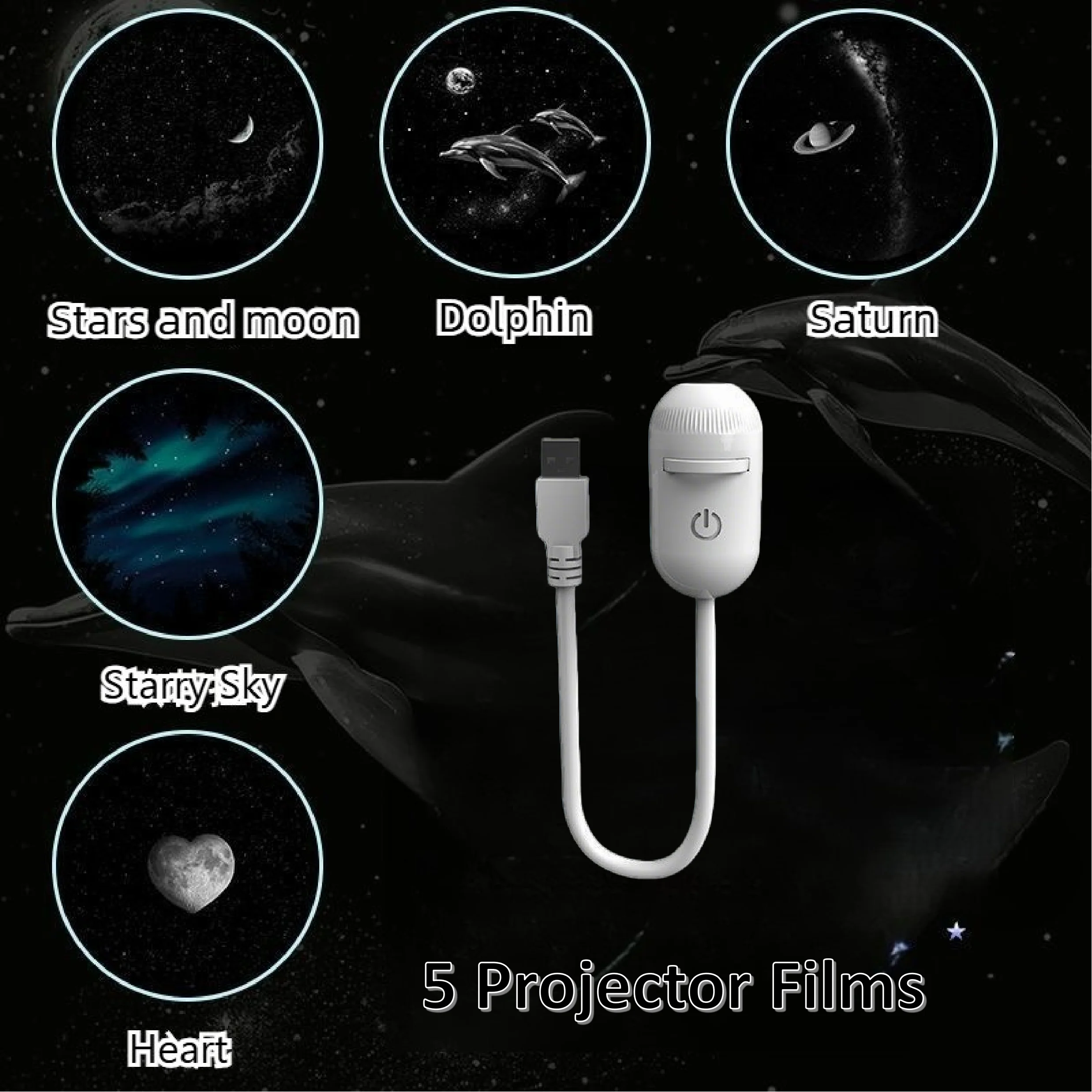 2-in-1 Mini Galaxy Star Projector Nachtlampje – Sterrenhemel sfeerverlichting voor slaapkamer, slaap en decoratie