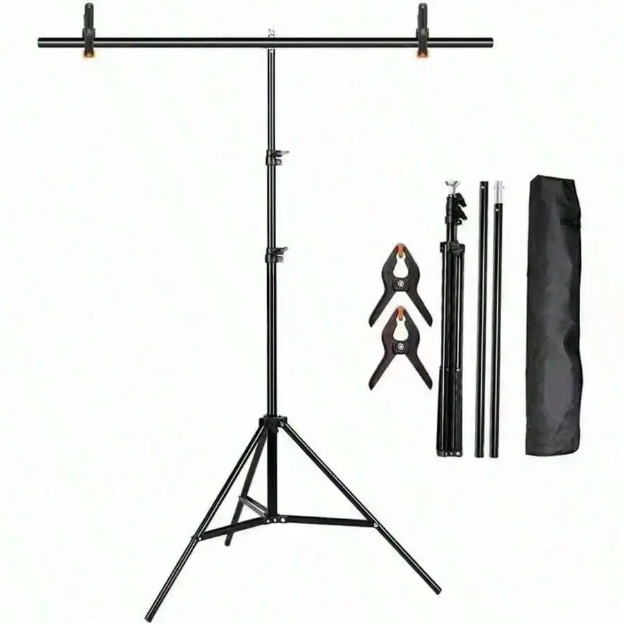 1pc Adjustable Photography Backdrop Stand, Wedding Arch Background Frame, Suitable For Ceremony, Birthday, Anniversary, Bridal F