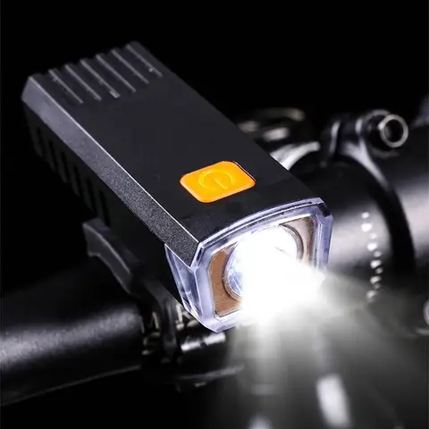 Lanterna de bicicleta recarregável por USB, acessórios para ciclismo, luz noturna para ciclismo, lanterna para ciclismo, estrada, mountain bike 【SMQ】