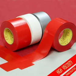 Red Adhesive Fabric Duct Tape, Electric Bicycle Seat Repair, Pipe Repair Tape,Blocks Water And Leaves No Glue，1roll