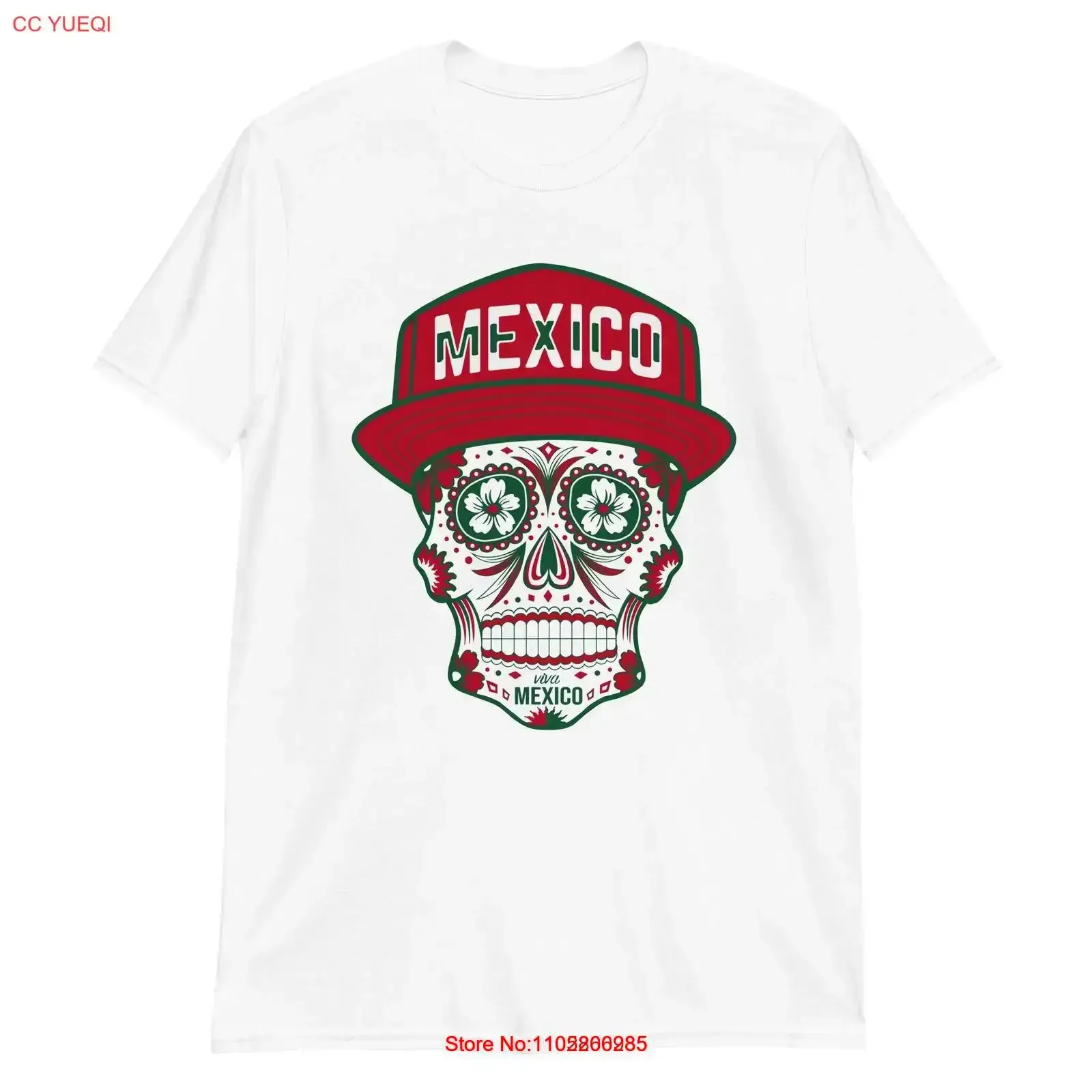 

Мексиканская футболка с черепом День мертвых Скелет Смерть Ацтекский готический рок винтажная стираная дизайнерская одежда уличная одежда унисекс