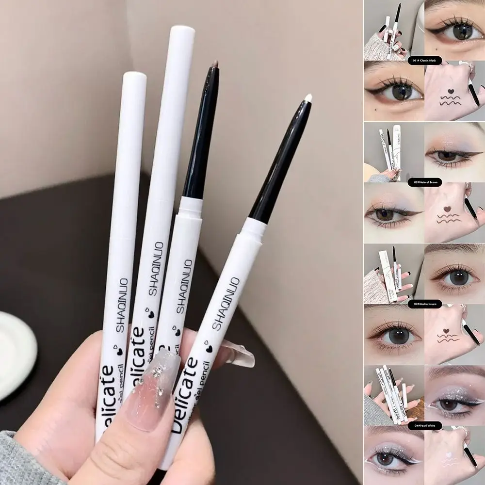 

New Waterproof Eyeliner Pencil Smooth Natural Color Matte Eyeliner Pigment Pen Lasting Liquid Easy-to-color Eye Makeup