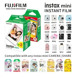 Menşei Fujifilm Instax Mini Film 10-100 levhalar için fotoğraf kağıdı Fuji anında Film kameralar Instax Mini11 12 8 9 90 bağlantı Liplay EVO