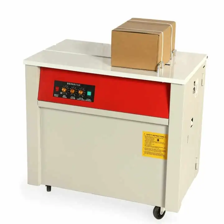 High Microcomputer Intelligent PP Belt Strapping Machine, Semi-Automatic Carton Box Bundling & Wrapping Machine for