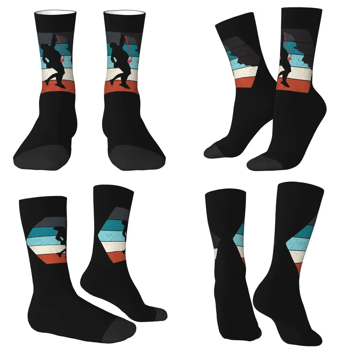 Enviar-meias de escalada harajuku meias de alta qualidade durante toda a temporada meias longas acessórios para presente de aniversário unissex