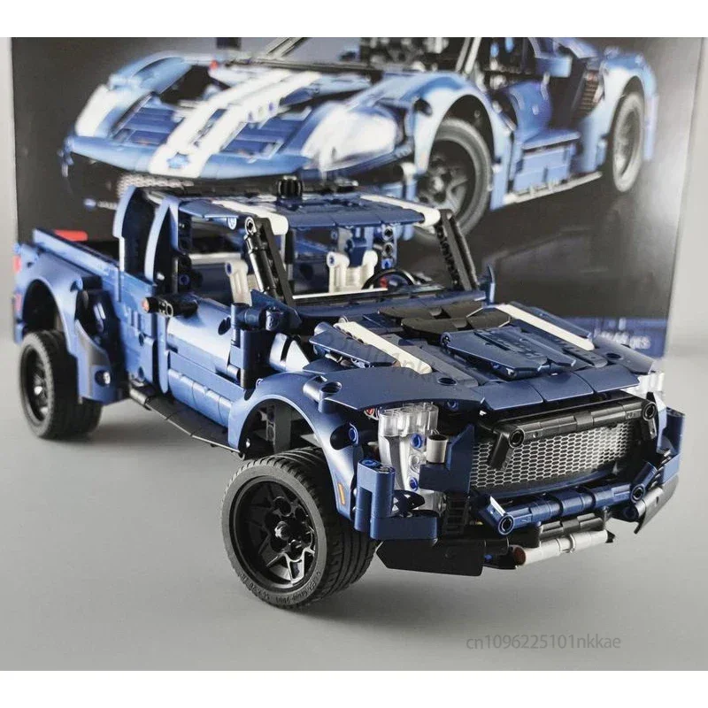 NEW Technical Truck Raptors F-150 Pickup Building Blocks Sports Car Off-road SUV DIY V6 Engine Brick 42126 Vehicle Kids Toy Gift