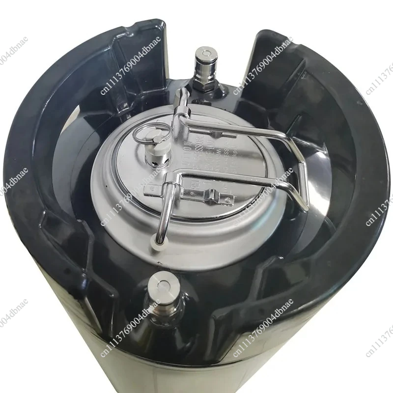 Low - Price 2.5 Gal (9.5L) Beer Keg, Rubber  Handled Stainless  Steel Growler, Leak - Proof Lid, Ball - Lock Type