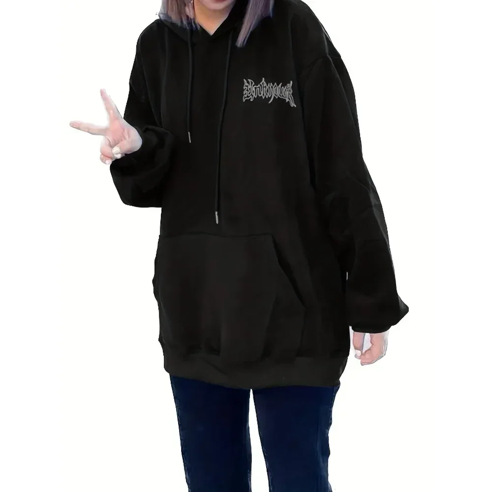 2025 New Arrival Wings Print Back Hoodies Casual Drawstring Sweatshirt Harajuku Aldult Teen Unisex Hoodie Clothing