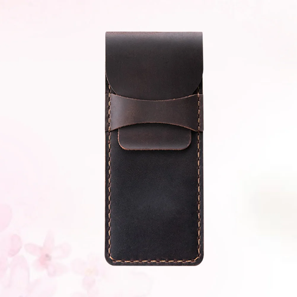 حافظة أقلام ريترو مصنوعة يدويًا من أقلام الرصاص الأصلية الواقية وحامل الأكياس وحقيبة تخزين للمكتب والمدرسة #4