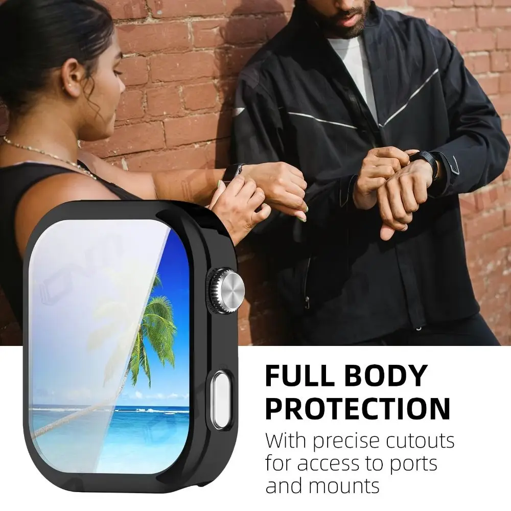 حافظة واقية من مادة TPU بغطاء كامل وواقي شاشة مضاد للخدش وغطاء ساعة مقاوم للصدمات لملحقات الساعة الذكية Redmi Watch 6 #5