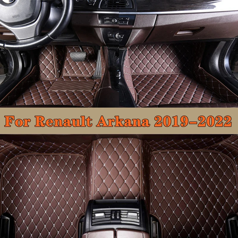 

Car Foot Pads Auto Interior For Renault Arkana 2019-2022 Protective Pad Custom Leather Auto Floor Mats Automobile Carpet Cover