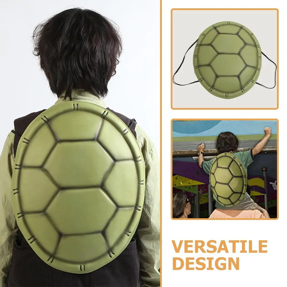 7 Pcs EVA Turtle Shells Realistic Texture Costume Accessories for Halloween Party Props Easy Clean cosplay turtle shells turtle