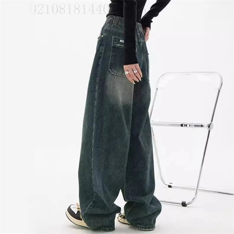 Women High Waisted Palazzo Pants Loose Fit Flowy Wide Leg Trousers Slimming Retro Design Casual Fashion 2025 New Arrival