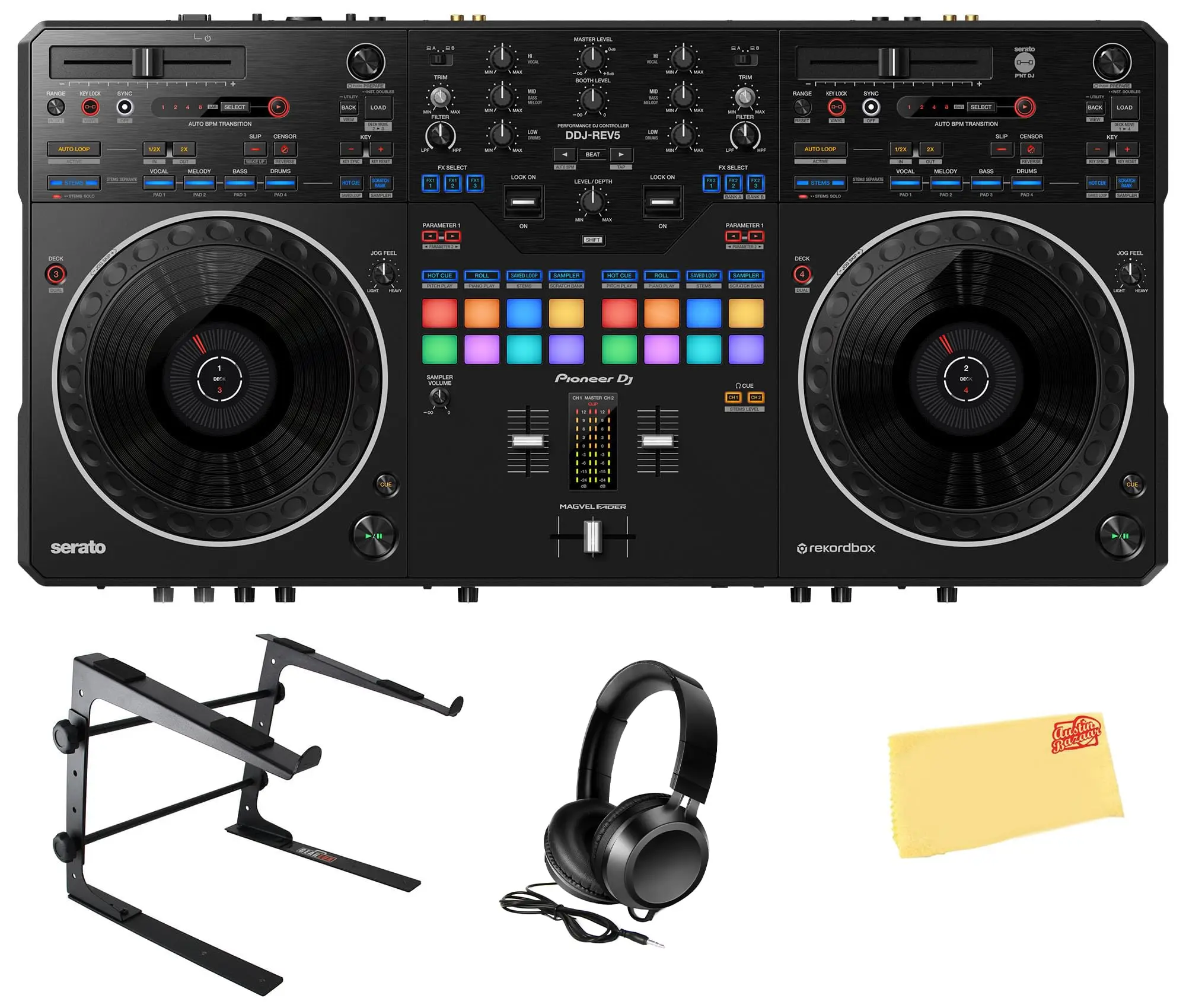 NUEVO EN STOCK Pioneer DJ DDJ-REV5 Controlador de DJ de 4 decks con separación de vástago/.,-