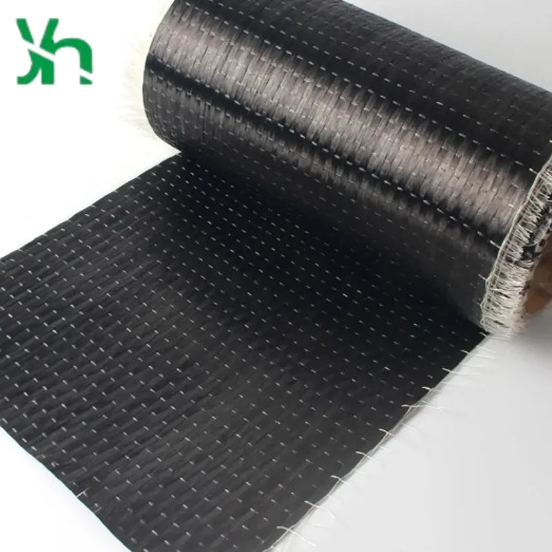 قماش كربون أحادي الاتجاه 12 قيراط، 300 جرام، عرض 30 سم، مادة تستخدم لترقية قدرة تحمل الحمل لألواح موقف السيارات