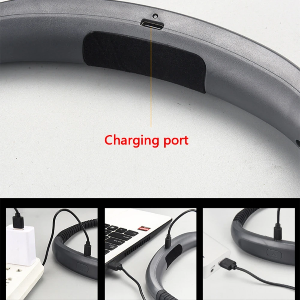 Lampe de Lecture LED Flexible et Réglable, Rechargeable par USB, 3 Couleurs, pour Camping, Réparation, Course à Pied