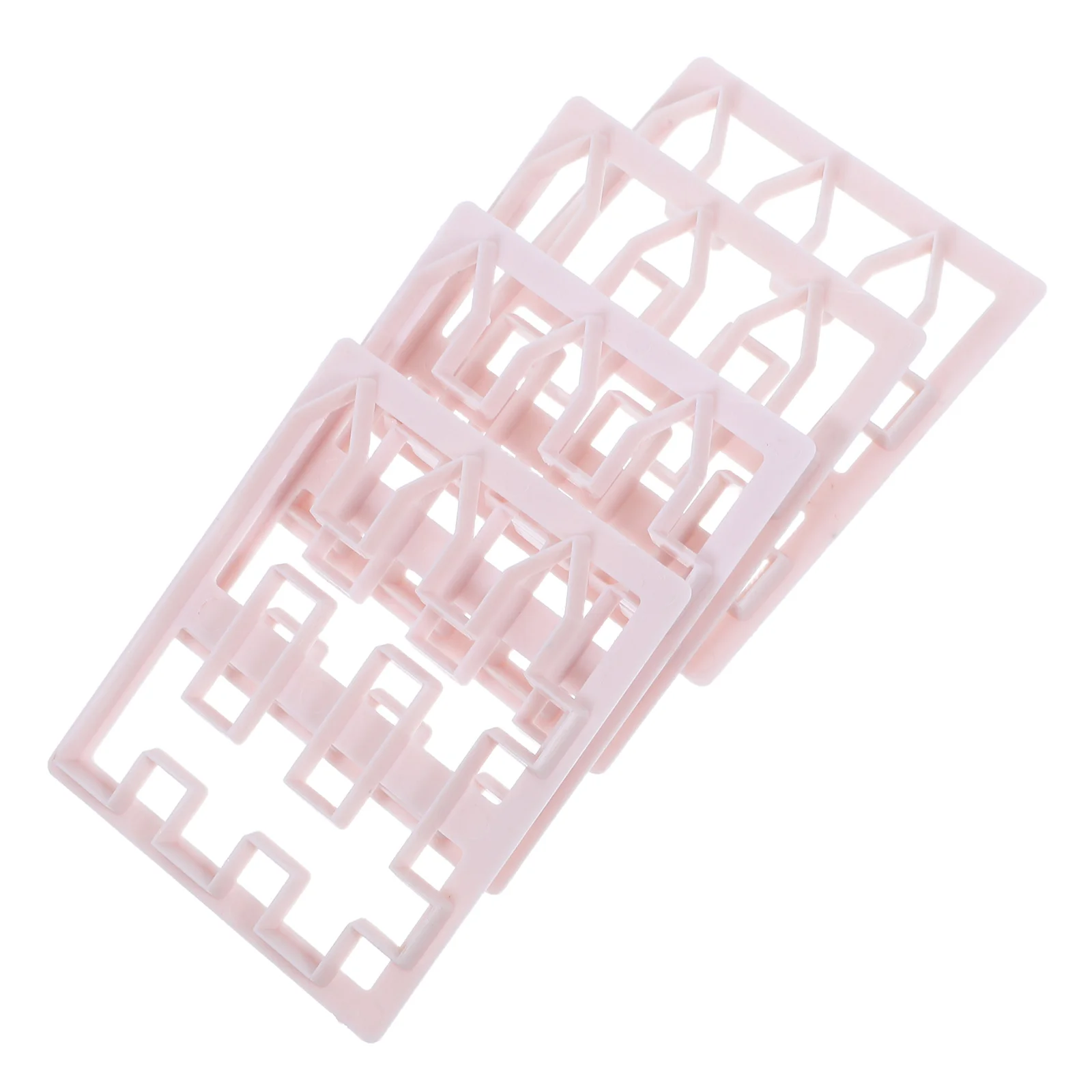 

4Pcs Fence Fondant Mold Plastic Cake Border Molds for DIY Baking Cookie Pastry Decoration Creative Cake Tools