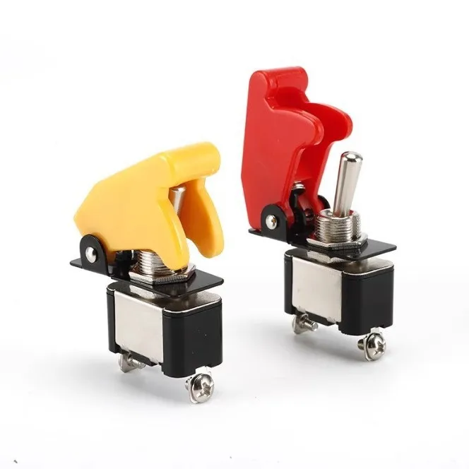 

KN3A-101AP Тумблер 12 мм — 2-контактный коромысло ВКЛ-ВЫКЛ для автоматического и морского использования