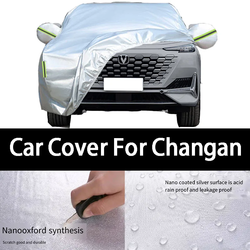 For Changan Outdoor Protection Full Car Covers Snow Cover Sunshade Waterproof Dustproof Exterior Car accessories