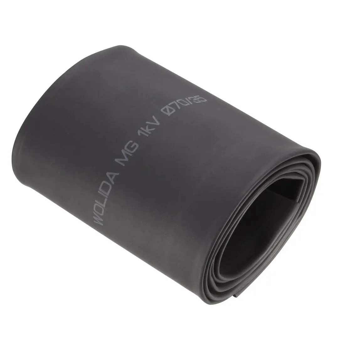 1M Heat Shrink Tubing Pressed Flat Width 110mm Dia 70mm Shrink Rate 2:1 Polyolefin Tube Sleeving Insulated Lined Cable Sleeve