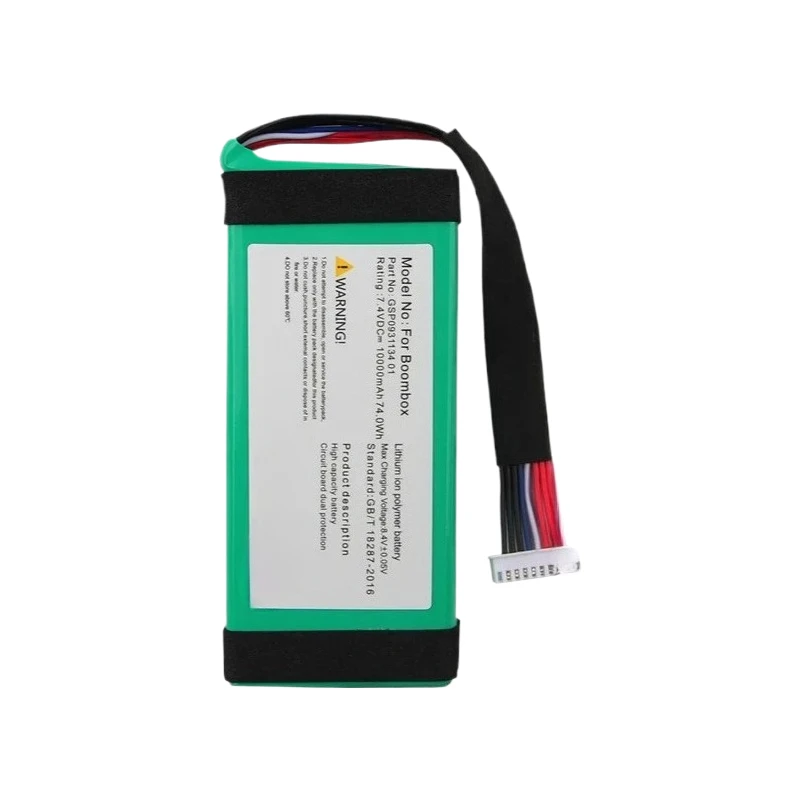 7.4V 10000mAh High Capacity Replacement Battery GSP0931134 01 For JBL Boombox1 Boombox 1 Bluetooth Outdoor Speaker Full Capac