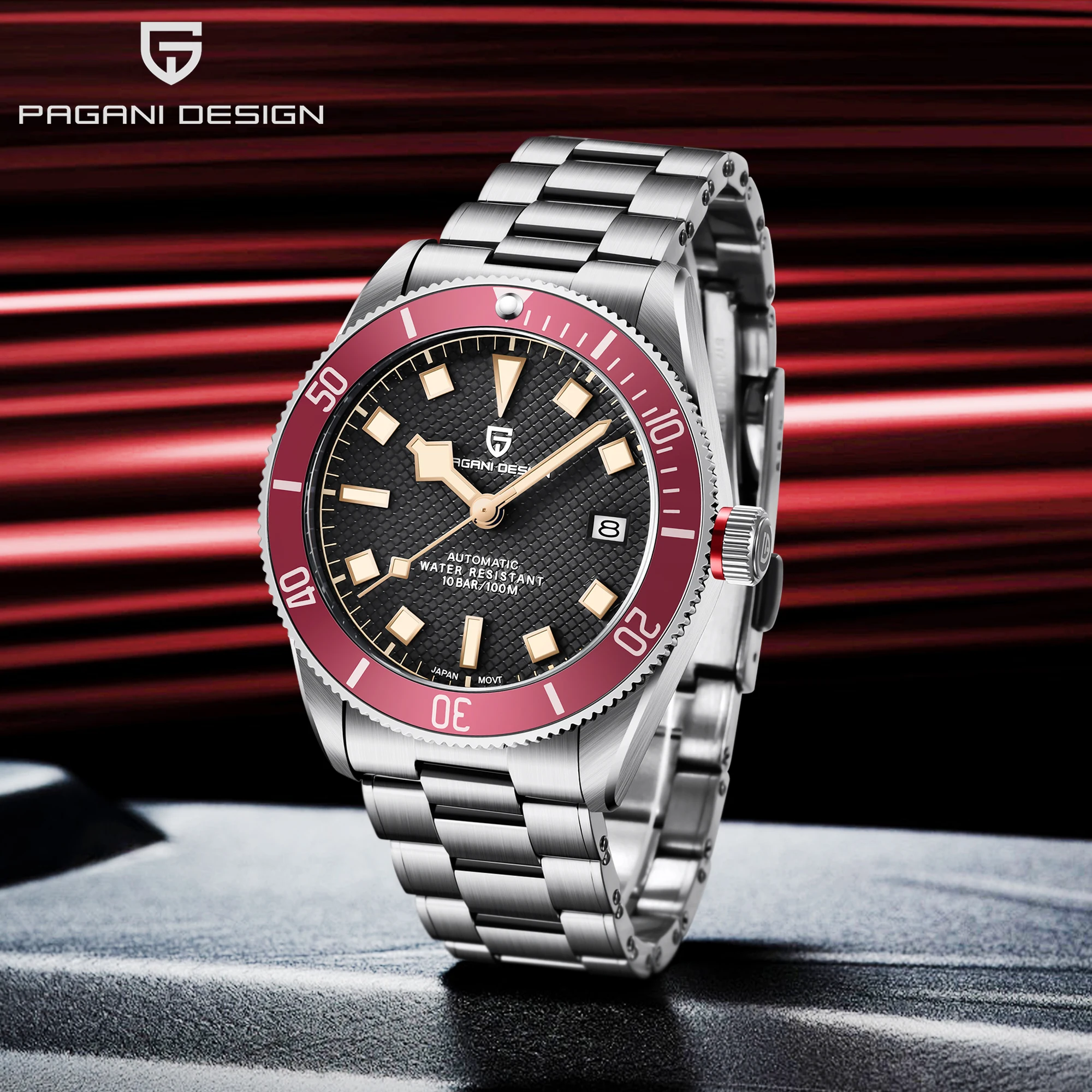 

PAGANI DESIGN BB58 Men's Watch Automatic Watches For Man Mechanical Wristwatch 2025 Luxury Sport Clock Sapphire Glass Waterproof