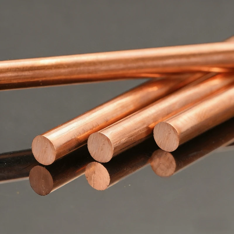 

1/2pcs diameter 3/4/4.5/6/6.5/7/7.5/8/8.5/9/10/11/12/13/14/15/16/17/18/19/20mm T2 pure Copper Round Rods Bar,Length 100/200mm。