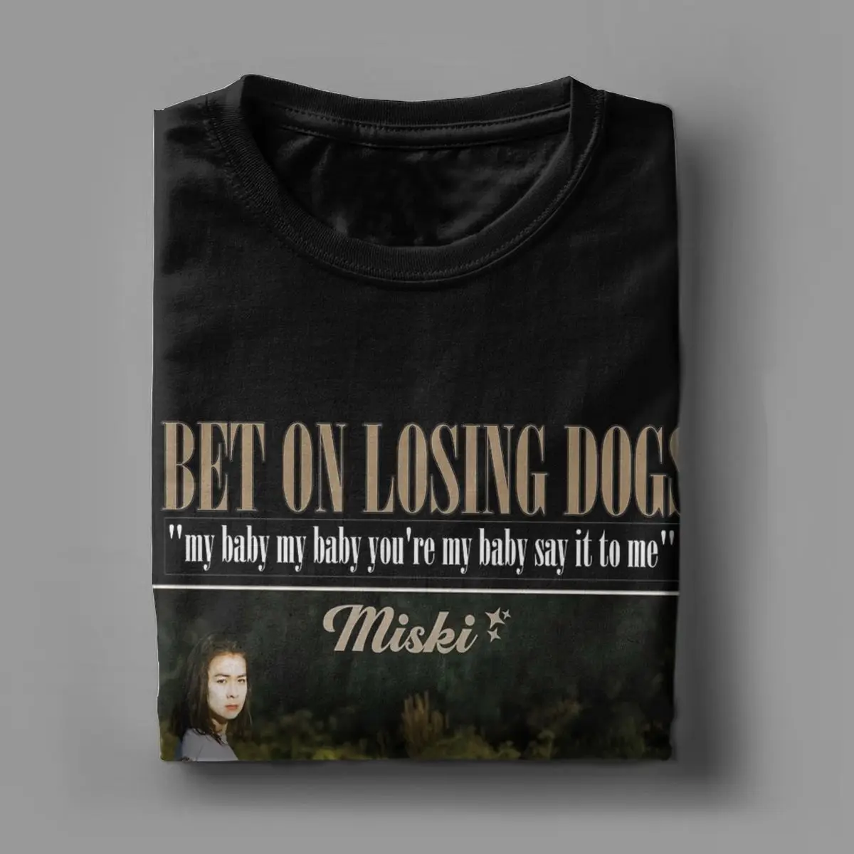 Mitski T Shirt for Men Cotton Novelty T-Shirts Round Neck Tees Short Sleeve Clothes Classic