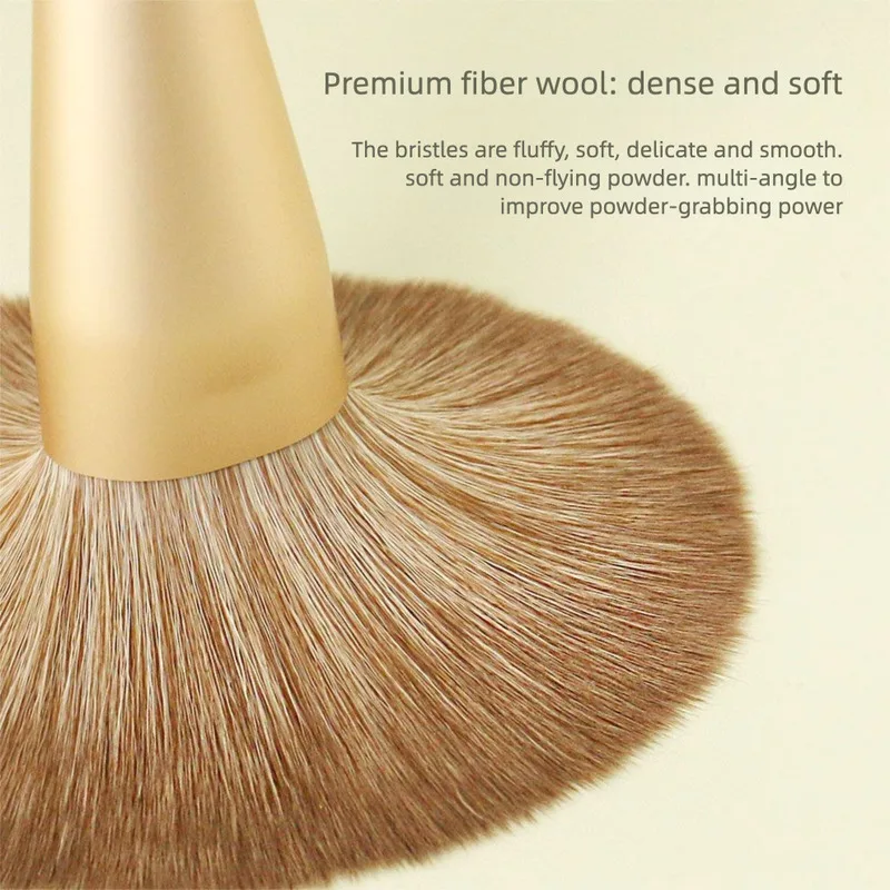 마스터 아보카도 10종 세트 휴대용 부드러운 초보자용 파우더 섬세하고 매끄러운 메이크업 브러쉬