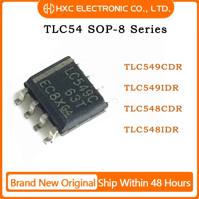 

5PCS TLC549CDR TLC549IDR TLC548CDR TLC548IDR SOP8 100% New Original 8-bit ADC