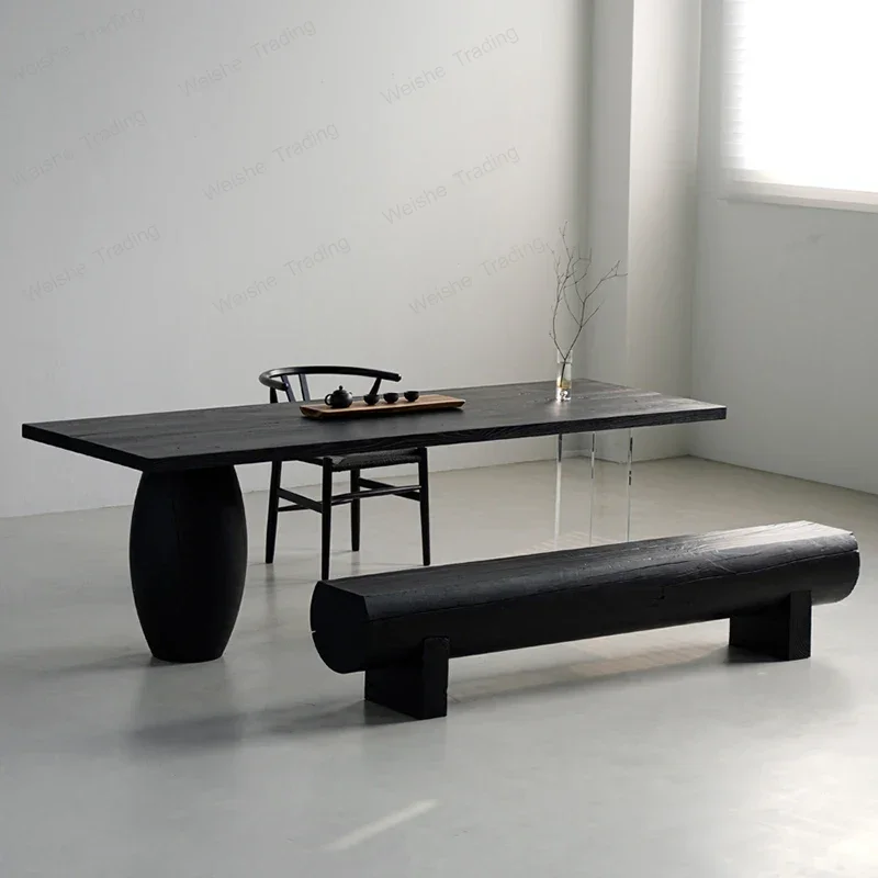

Wabi-Sabi Coffee Tables Modern Minimalism Living Room Solid Wood Coffee Tables Center Home Furniture Couchtisch FYCT