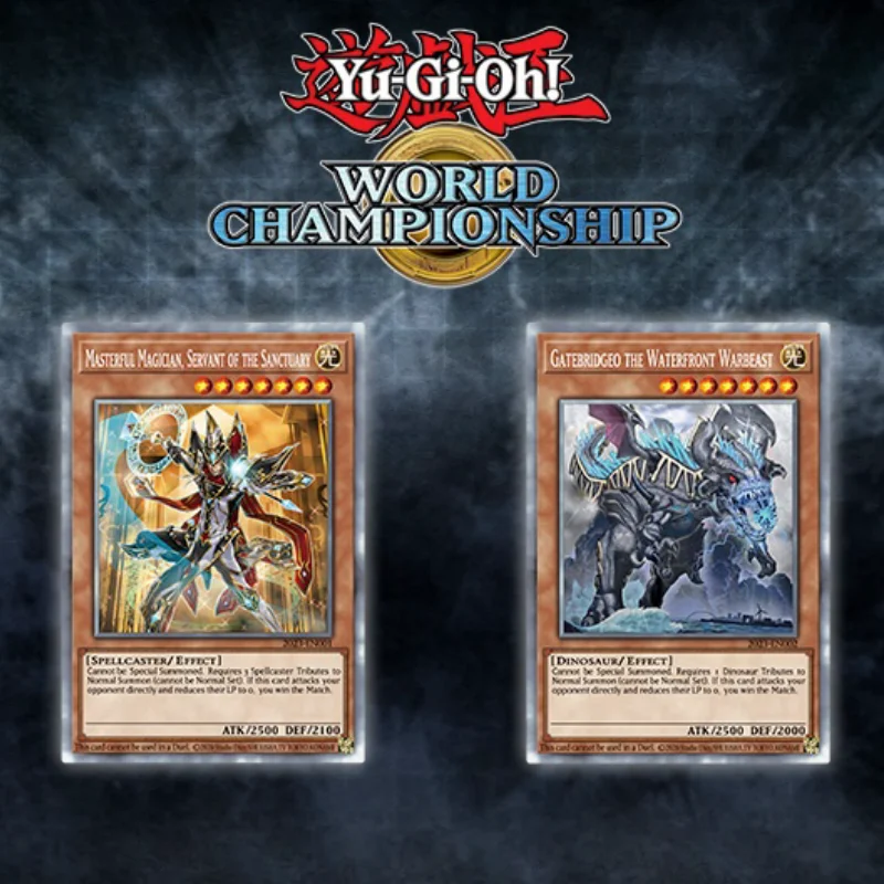 Yugioh Cards The 18th WCS World Championship 2023 Gatebridgeo The Waterfront Warbeast Anime Game Collection DIY Flash Card Toys