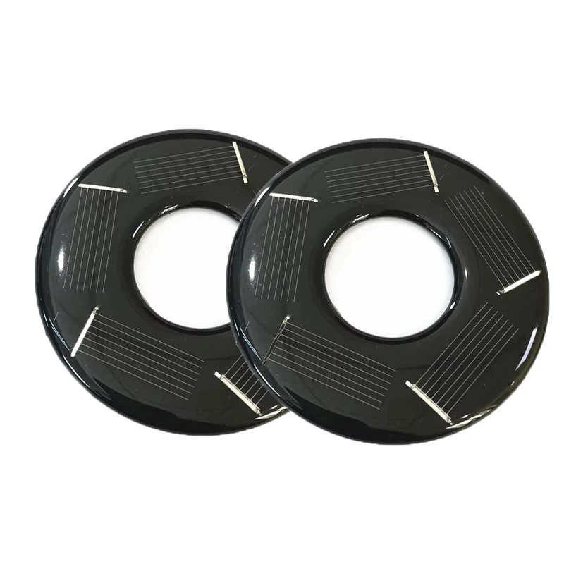 2.5V 80mA 73.5mm Solar panel  DIY Mini Mono Solar Cell Module Circle Round Solar Panel Epoxy Board