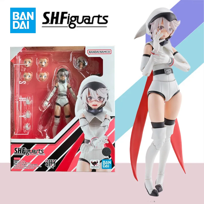 

In Stock Bandai Original SHFiguarts Momijiyama Teru Shy Anime Action Figure Finished Model Kit Collection Toy Gift For Kids